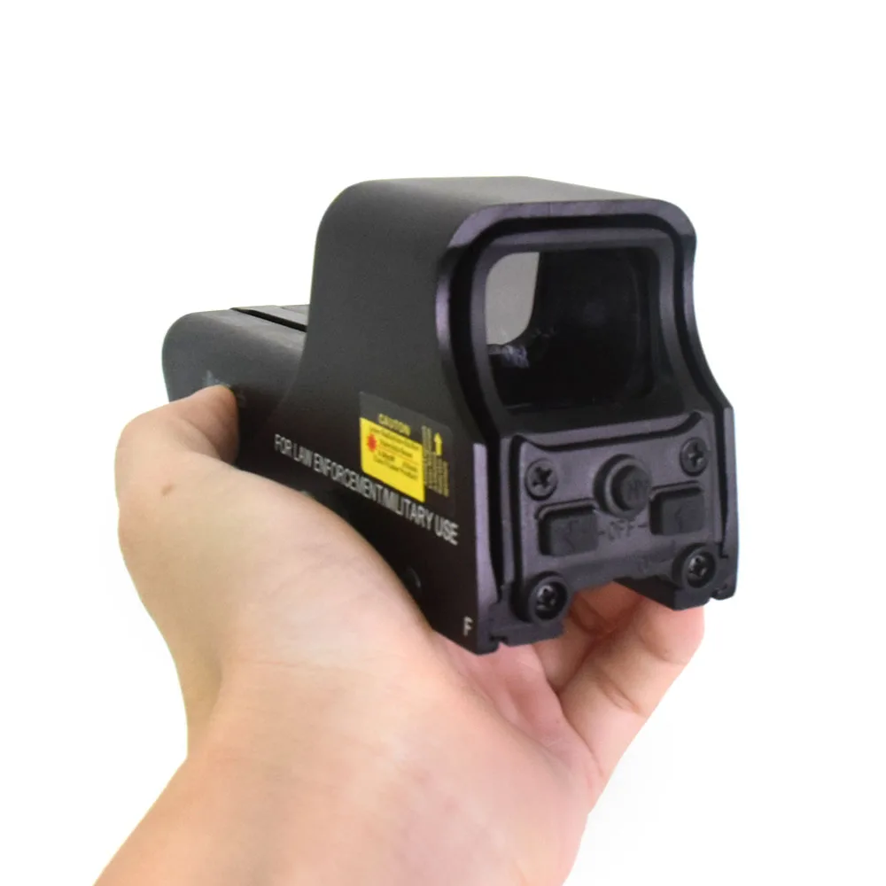 

552 HD Red Green Point Tactical Air Gun Mini Holographic Reflection Line Of View Outdoor Hunting Angle Range Adjustable