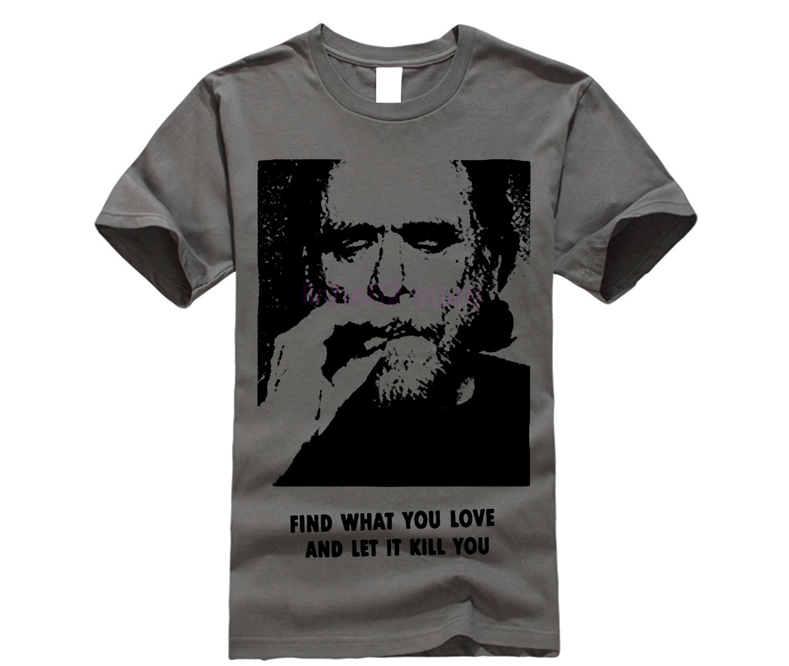 2019 Новая летняя тонкая футболка Charles Bukowski с цитатами для мужчин найти то что вы