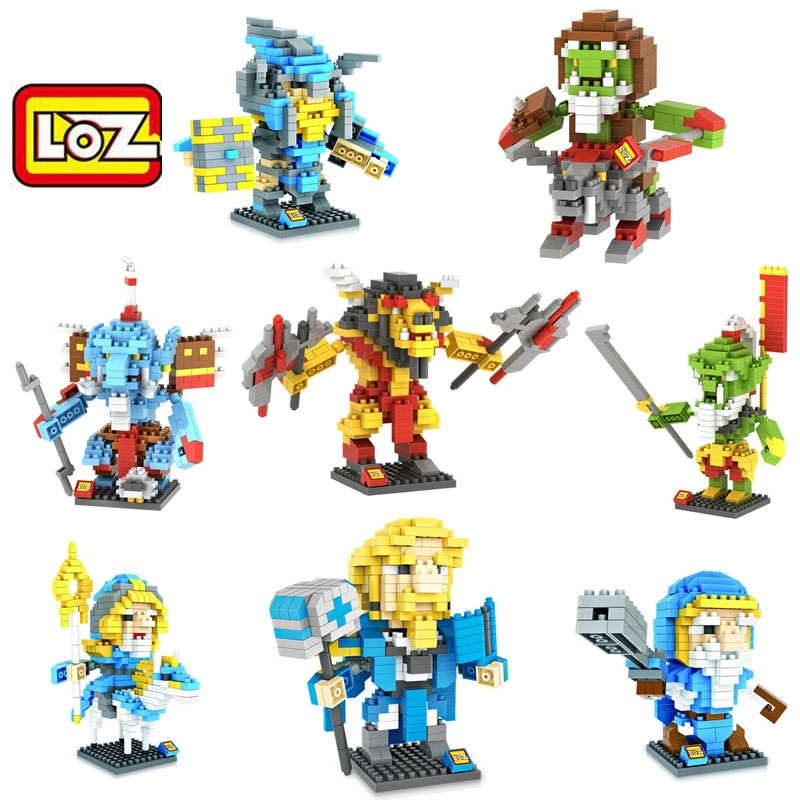 LOZ Diamond Blocks WOW Game Character Building Toys Auction Figure