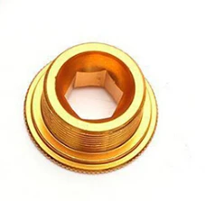 Gold 2 шт. анодированный MTB шоссейный велосипед кривошипная рукоятка крепежный болт велосипедная кривошипная цепь винт для Shimano 20 мм кривошипная рукоятка BB Axis винты - Цвет: Gold