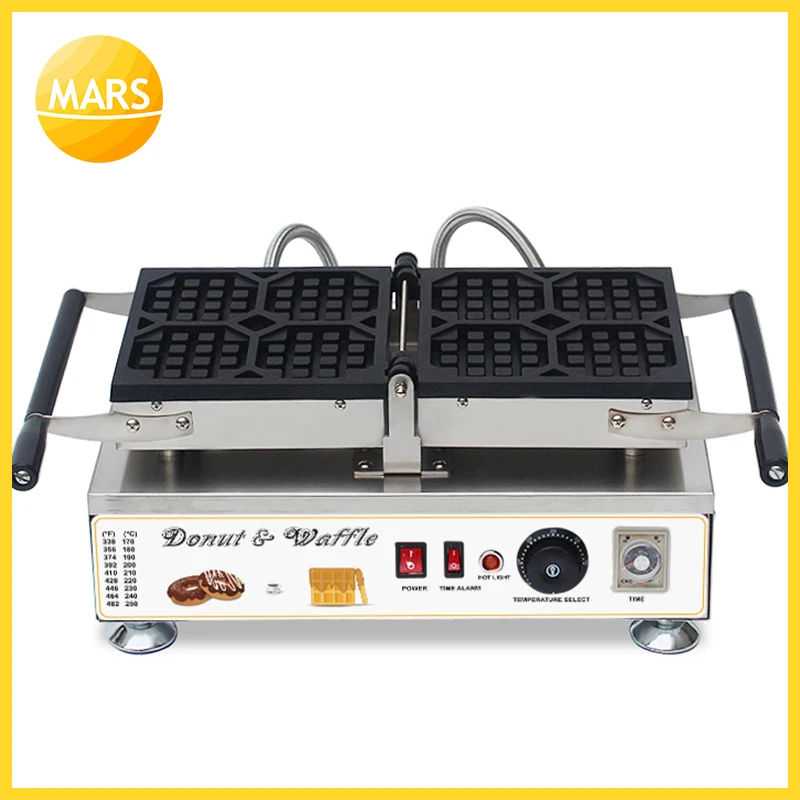 Марс коммерческих Льеж вафельница машина 110v 220v Электрический Бельгия