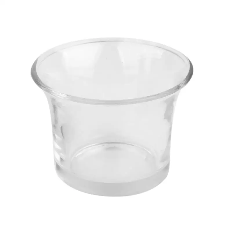 

Glass Tealight Tea Light Candle Holder Cup Transparent Set Windproof Protection Soft Light Home Feast Festival Party Decoration