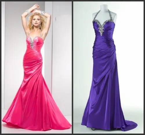 Free shipping2012 Fashion New Shipping Strapless Blue/pink Custom Made Plus Size and Color Chiffon Long Ball Gown Prom dres | Свадьбы и