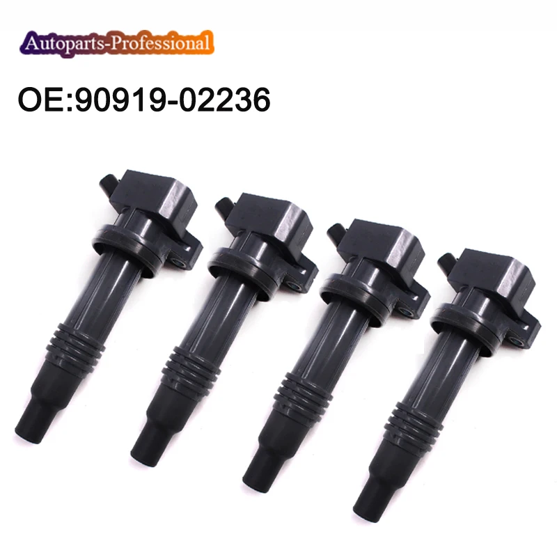 4 штуки в партии 90919-02236 катушки зажигания для Toyota altezza Гита SXE10 3SGE автомобильные аксессуары