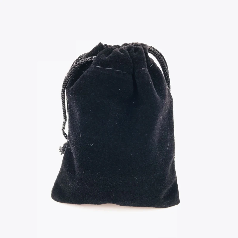 Высокое качество 10x12 10x15 12x15 13x18 см черные, на шнурке бархатные сумочки мешочки, ювелирные изделия, Рождественский подарок на день Святого Валентина, подарочные пакеты 50 шт