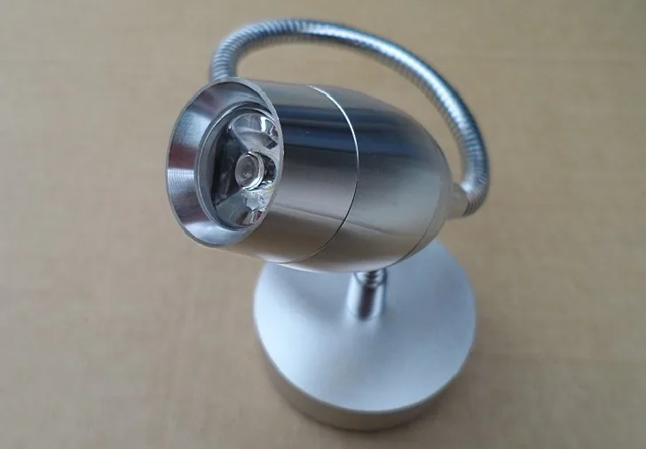 شحن مجاني داخلي 3 واط الحائط خرطوم وحدة إضاءة LED جداريّة الأضواء دولاب بقعة ضوء خزانة جانبية مصباح