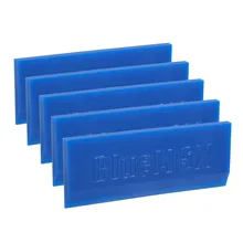EHDIS 5pcs 13*5cm BLUEMAX Soft Rubber handle Squeegee Spare Blade Vinyl film Car Wrap window Tinting Tools water wiper Scraper 