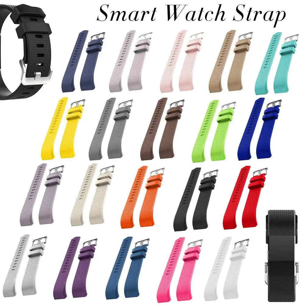

New Watch Smart Strap Friendly Silicone Watch Strap Watch Band For For Fitbit Charge 2 Silicone Watch Band