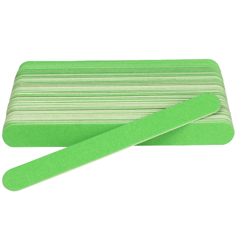 

20pcs Wooden Nail File lime a ongle professionel Nail Buffer 180/240 Grit Green Sanding Block nagel vijl Manicure Nail Care Tool