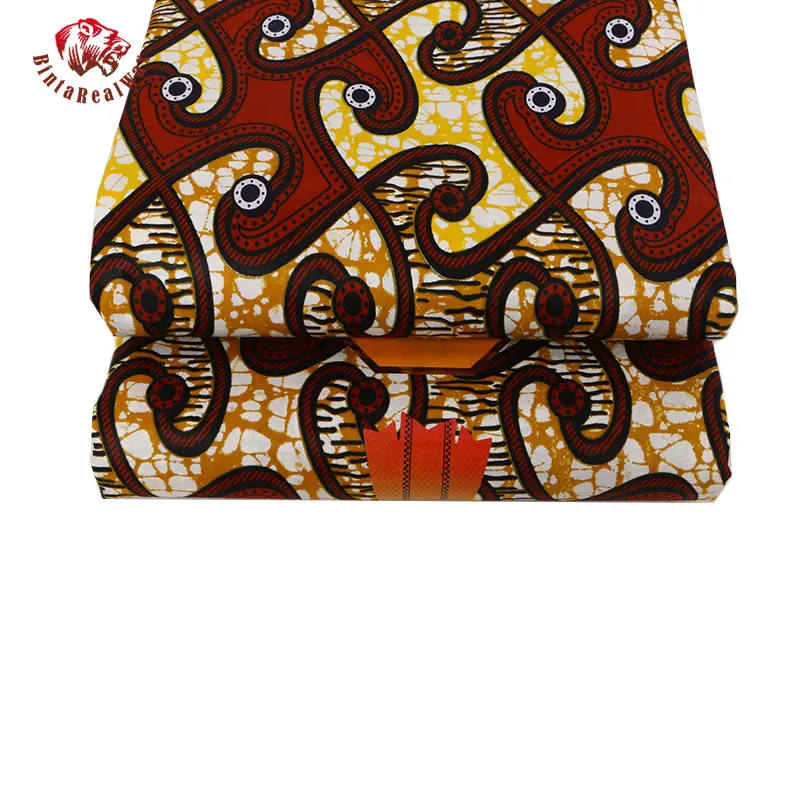 Мода Высокое качество воск хлопок bintarealwaxFabric воск африканская ткань батик ткани для африканской одежды PL451