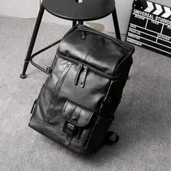 Наплечный рюкзак большой емкости для мужчин и женщин двойной наплечный пакет много карманов рюкзак для путешествий студенческий рюкзак