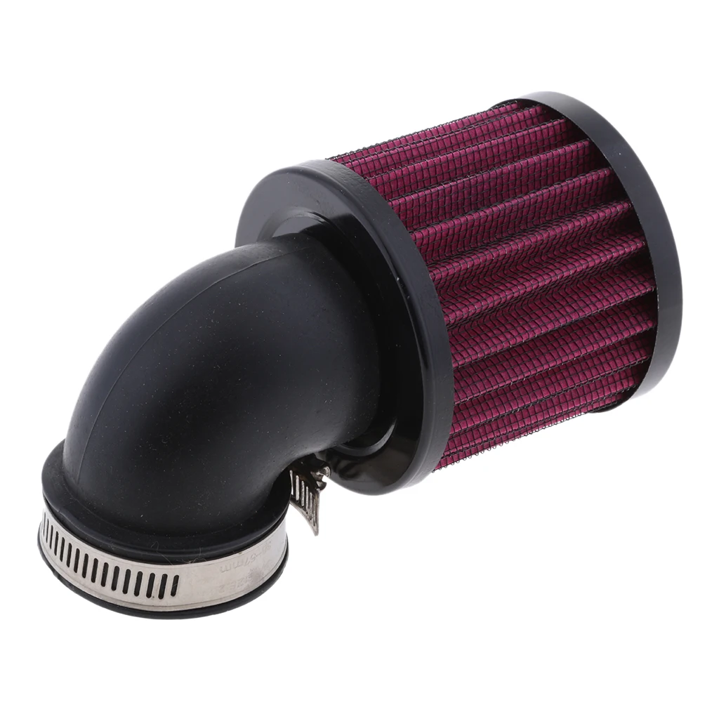 

1 Pcs Universal Air Cleaner Intake Filter System Washable & Reusable For 45-48mm Inner Diam Pipe Car Motorcycle ATV Scooter Etc