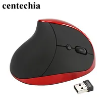 Centechia Лидер продаж оптический Беспроводной Мышь здоровый эргономичный Мышь 6 Пуговицы с Точек на дюйм переключатель вертикальный Мышь для ноутбук