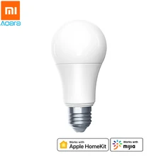 Xiaomi Aqara светодиодный умный лампочка с цветовой температурой версия ZigBee Беспроводной пульт дистанционного управления E27 9 Вт Поддержка Apple HomeKit умный дом