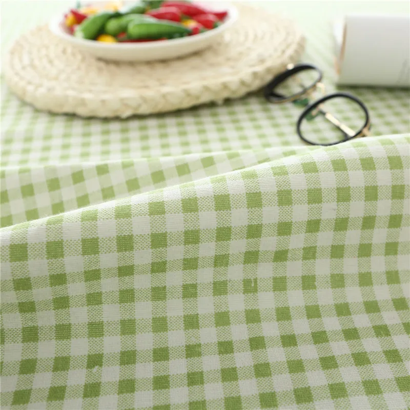 Kiwiberry home decoration linen mantel mesa Print Green Plaid tablecloth Washable dinner table cloth 11 sizes toalha de mesa Kiwiberry home decoration linen mantel mesa Print Green Plaid tablecloth Washable dinner table cloth 11 sizes toalha de mesa