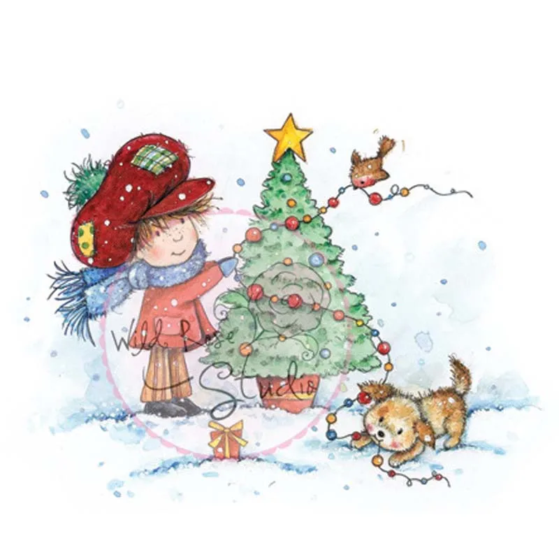 

2019 new Transparent Clear Silicone Stamp Set for DIY Scrapbooking/Photo Album Card Making Decorative Christmas