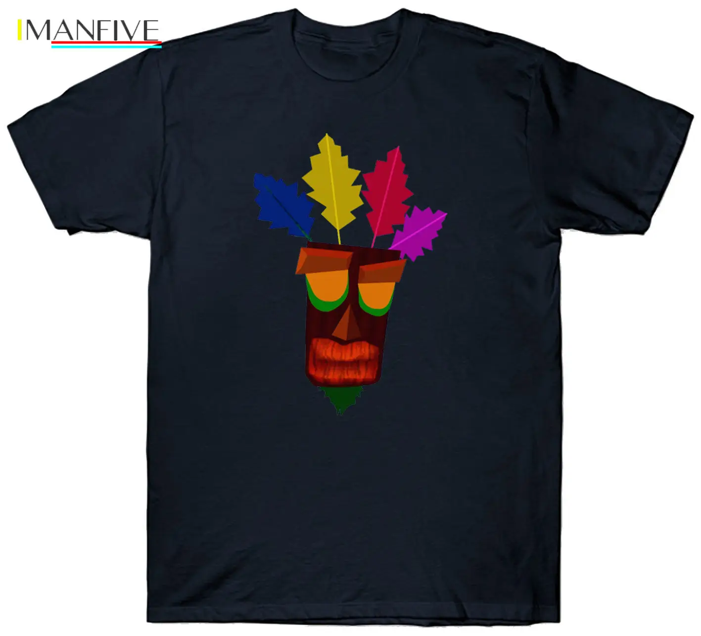 

AKU AKU T SHIRT CRASH BANDICOOT REMASTERED GAME GAMER jurney Print t-shirt top free shipping t-shirt