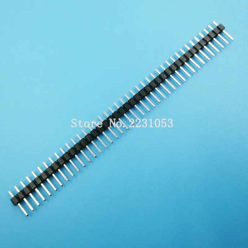 10PCS/Lot 40 Pin 1x40 Single Row Male 2.54 Breakable Pin Header Connector Strip