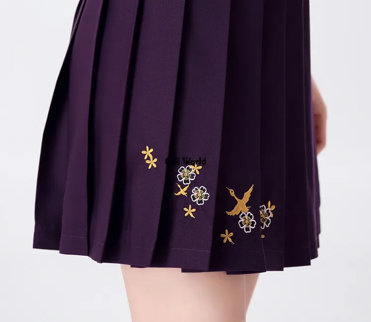 Touken Ranbu онлайн игры JK школьная Униформа Sailor Костюмы Топы корректирующие юбка наряд
