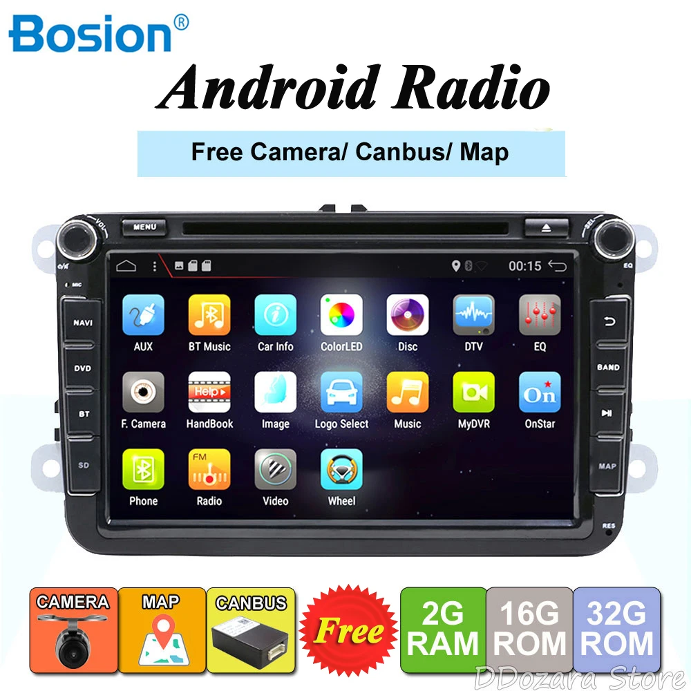 

Car Multimedia for Volkswagen GOLF CAR DVD for PASSAT B6 B5 POLO CC TIGUAN OCTAVIA CAR DVD ANDROID WIFI 8 inch Android 7.1