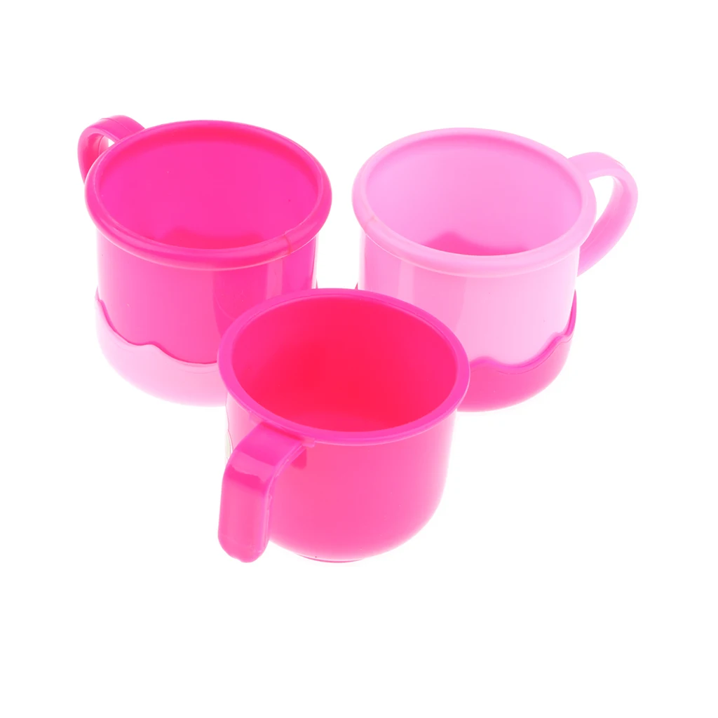 Kids Pink Kitchenware Utensils Set, Cooking Appliance, Food, Plate and Cup Pretend Toys