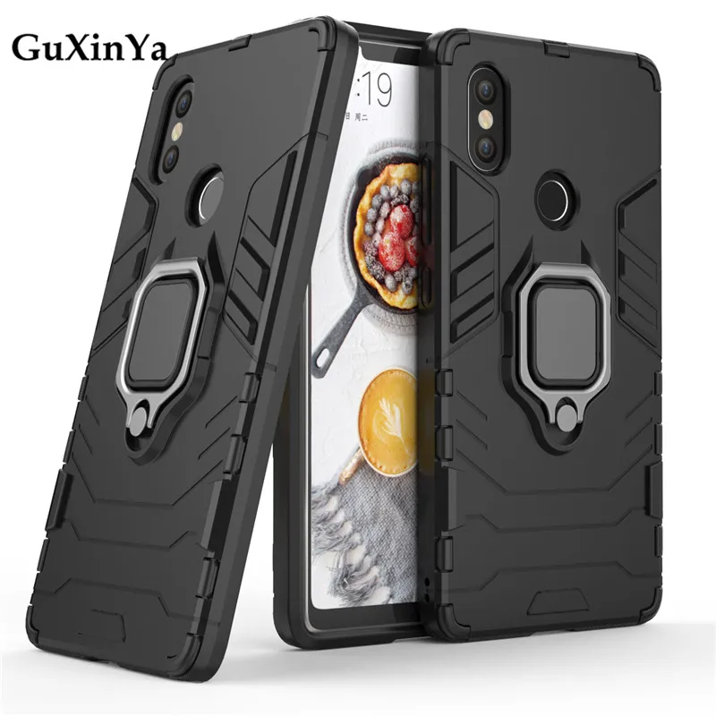 Чехлы для телефонов Guxinya чехол Xiaomi Mi 8 SE роскошная броня крышка с магнитным