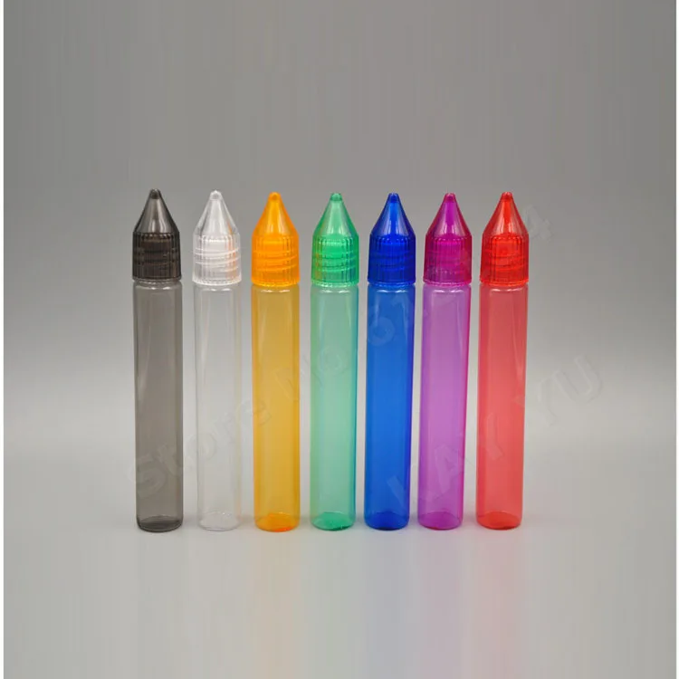 

Factory price 100pcs 15ml colored PET pen bottle, liquid plastic bottle ,15 ml dropper bottle with tip and lids DROPPER