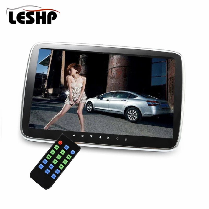 

Car Headrest Monitor HD LCD Screen Digital MP5 Player Touch Button Remote With Control USB/SD/FM Transmitter/Speaker