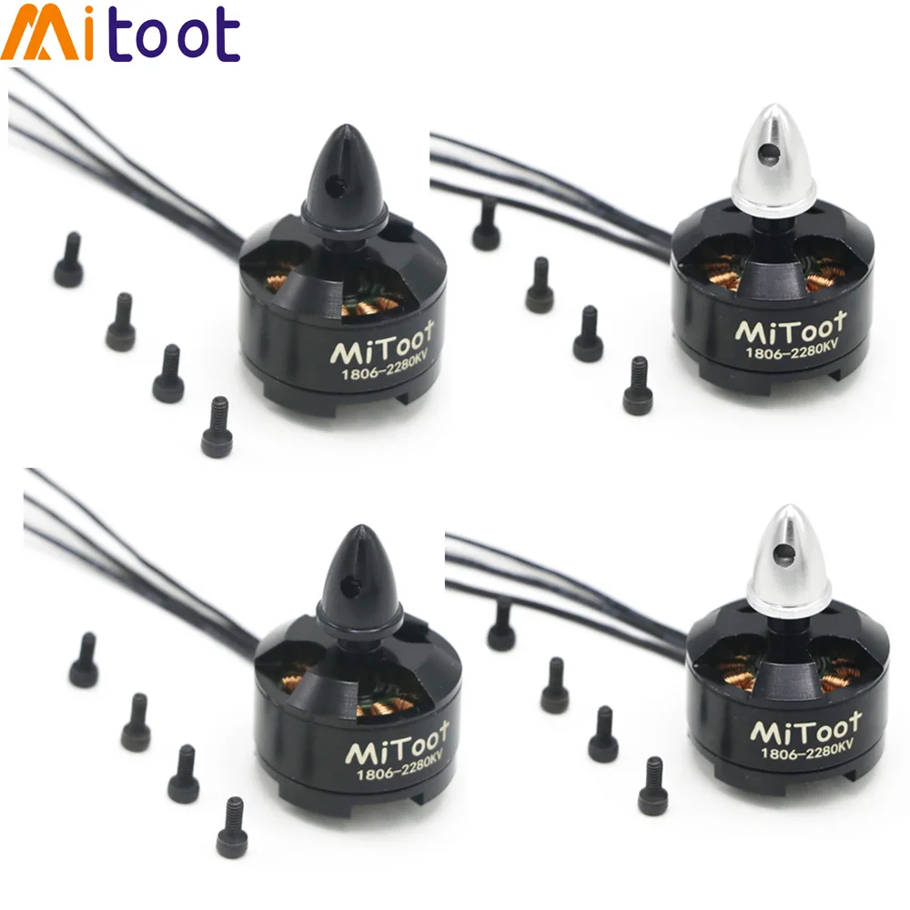 Moteur Brushless 1806 2280KV pour Drone 200-300mm - Lot de 2 CW/CCW