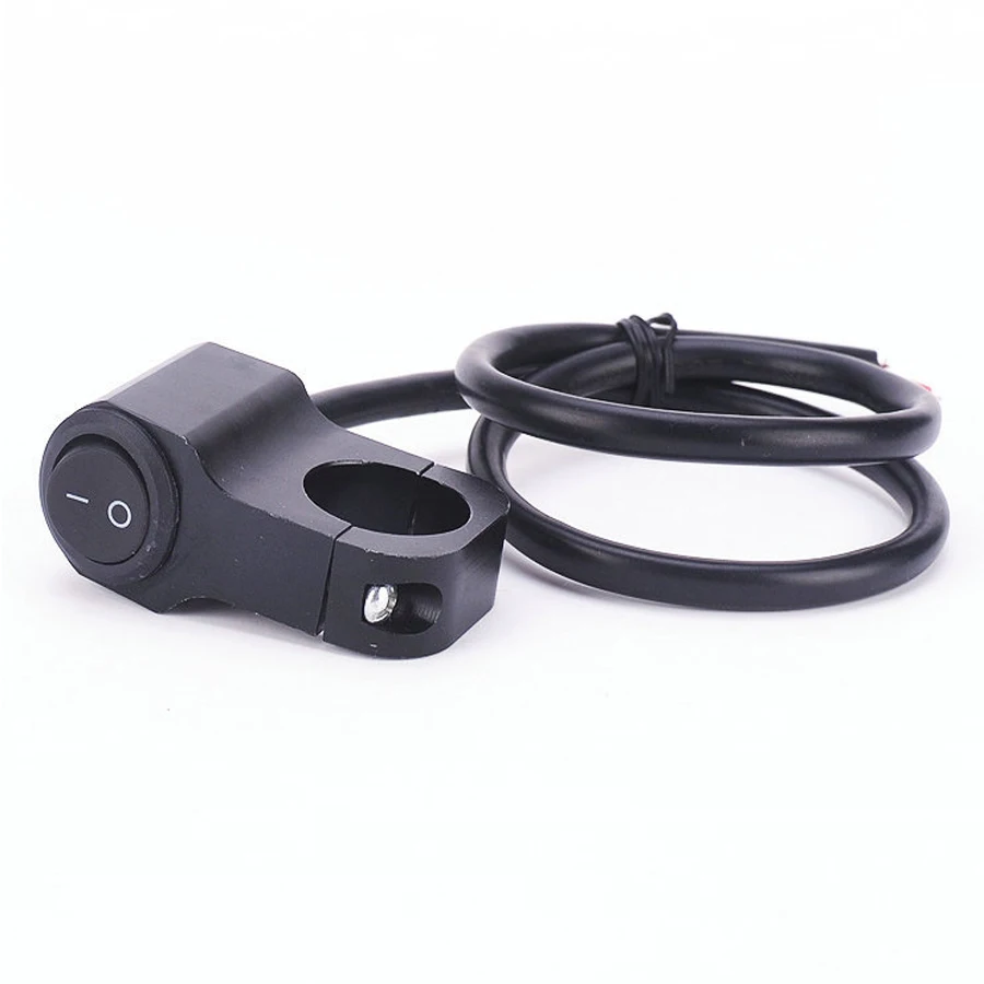 120W 12V 2 Line Motorcycle Faucet Fixed Headlight Control Switch CNC