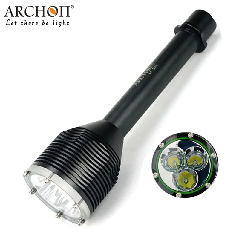 Карманный фонарик для дайвинга ARCHON W39 D33 светодиодный 3 * L2 U2 мощный погружной свет