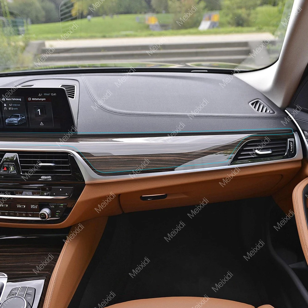 

Car Styling Car Interior Central Control Panel Kit Protective Film TPU Self Healing Sticker For BMW 5 series G30 G31 Accessories