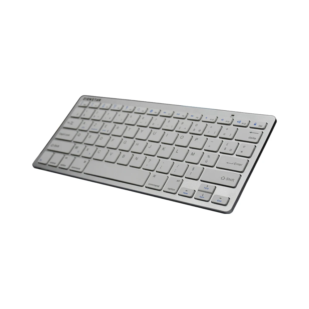 Zienstar AZERTY французский язык тонкий Bluetooth беспроводной клавиатура для ipad/Iphone/Macbook/PC компьютер/Android планшеты