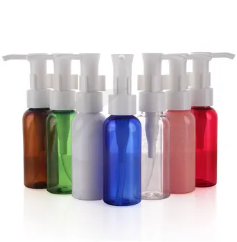 

50ml Cleansing Oil Bottle Round Shoulders Shampoo Shower Gel Hair Conditioner Dispensing Special Plastic PET Travel Bottles