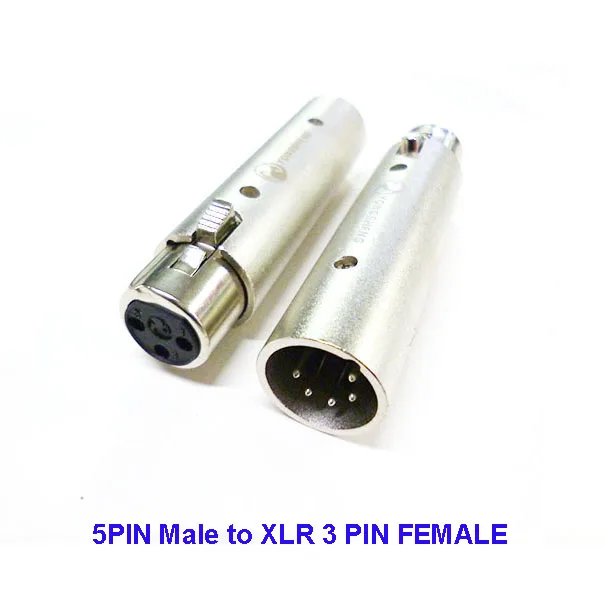 5 шт./лот, сделанные Neutrik китайская фабрика YS117 XLR Сделано в Китае с 5-контактным штыревым до 3 контактный разъем адаптер DMX на европейскую розетку