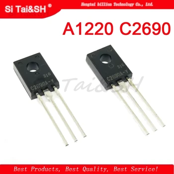 

10PCS A1220 C2690 2SA1220 2SC2690 5pcs A1220 + 5pcs C2690 TO126