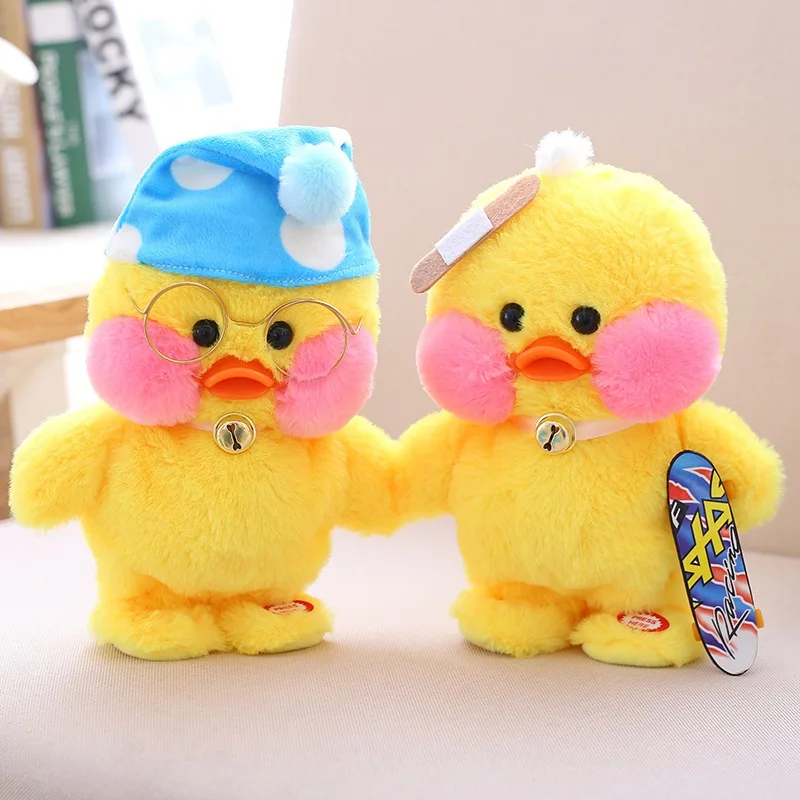 

Sound Control Robot Duck Toy Walk talk Electronic Pets Toy With Music Interactive Plush Pet Duck Toys For Children Birthday Gift