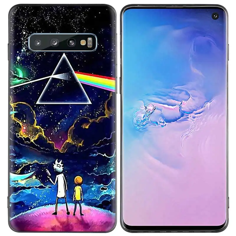 Черный силиконовый чехол Рик и Морти для samsung Galaxy M20 S10e S10 S9 M10 S8 Plus 5G S7 S6 Edge M40 M30 мультяшный мягкий чехол - Цвет: A006