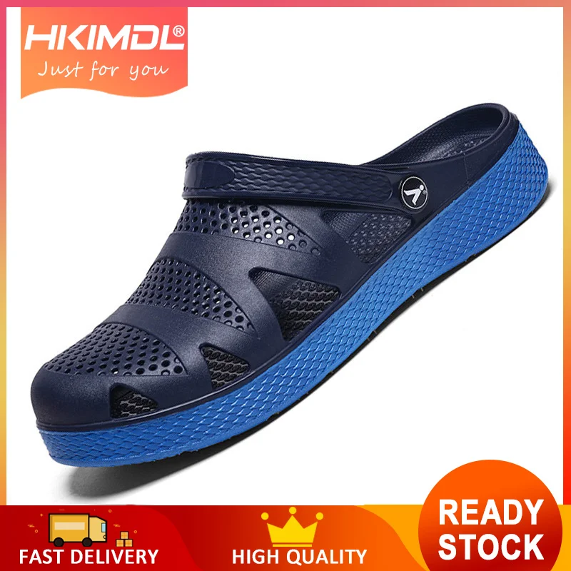HKIMDL 2019 هلام أحذية الانزلاق على الصنادل حذاء رجالي رجل الصنادل الصيف في الهواء الطلق صنادل شاطئ عارضة النعال HKIMDL 2019 هلام أحذية الانزلاق على الصنادل حذاء رجالي رجل الصنادل الصيف في الهواء الطلق صنادل شاطئ عارضة النعال