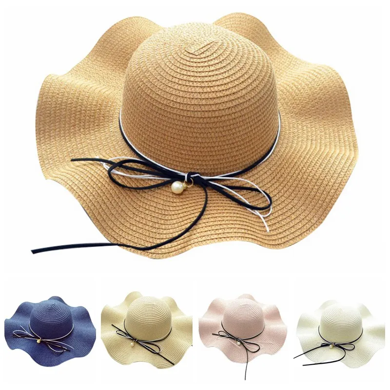 ЛИВА девушка лето соломенная шляпа Для женщин мода широкий Brimping полями Пляж Кепки Солнцезащитный УФ-защита Панама Bone chapeau femme ete 2018