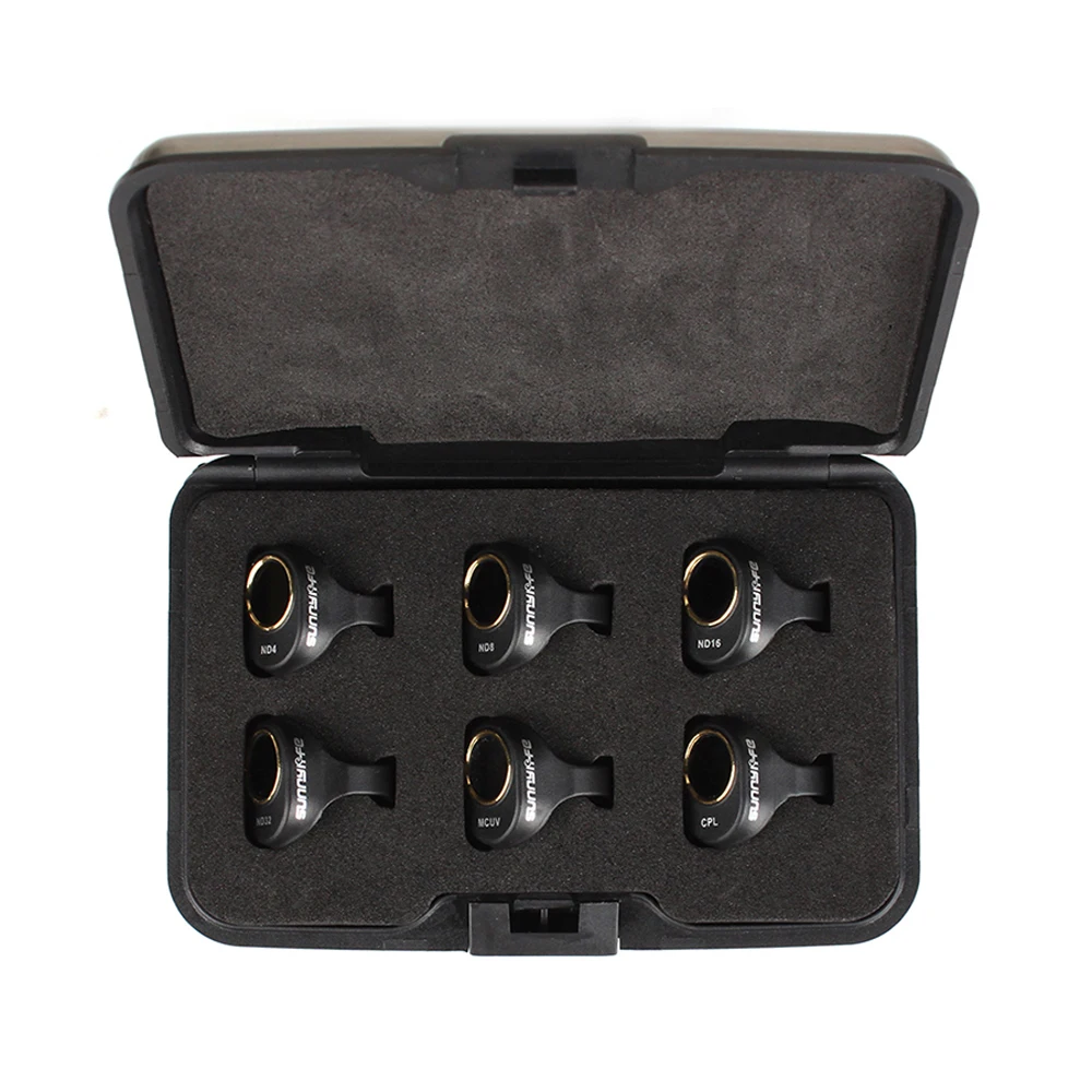 

New arrivals 6pcs/set DJI Spark Lens Filter ND4 ND8 ND16 ND32 CPL MCUV Filter for DJI SPARK