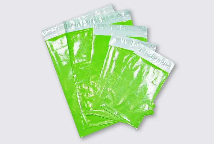 100 pcst 17*29 cmGreen Poly Mailer пластик почтовые сумки-конверты почтовая упаковка почтой пакет курьер самостоятельно Adhes