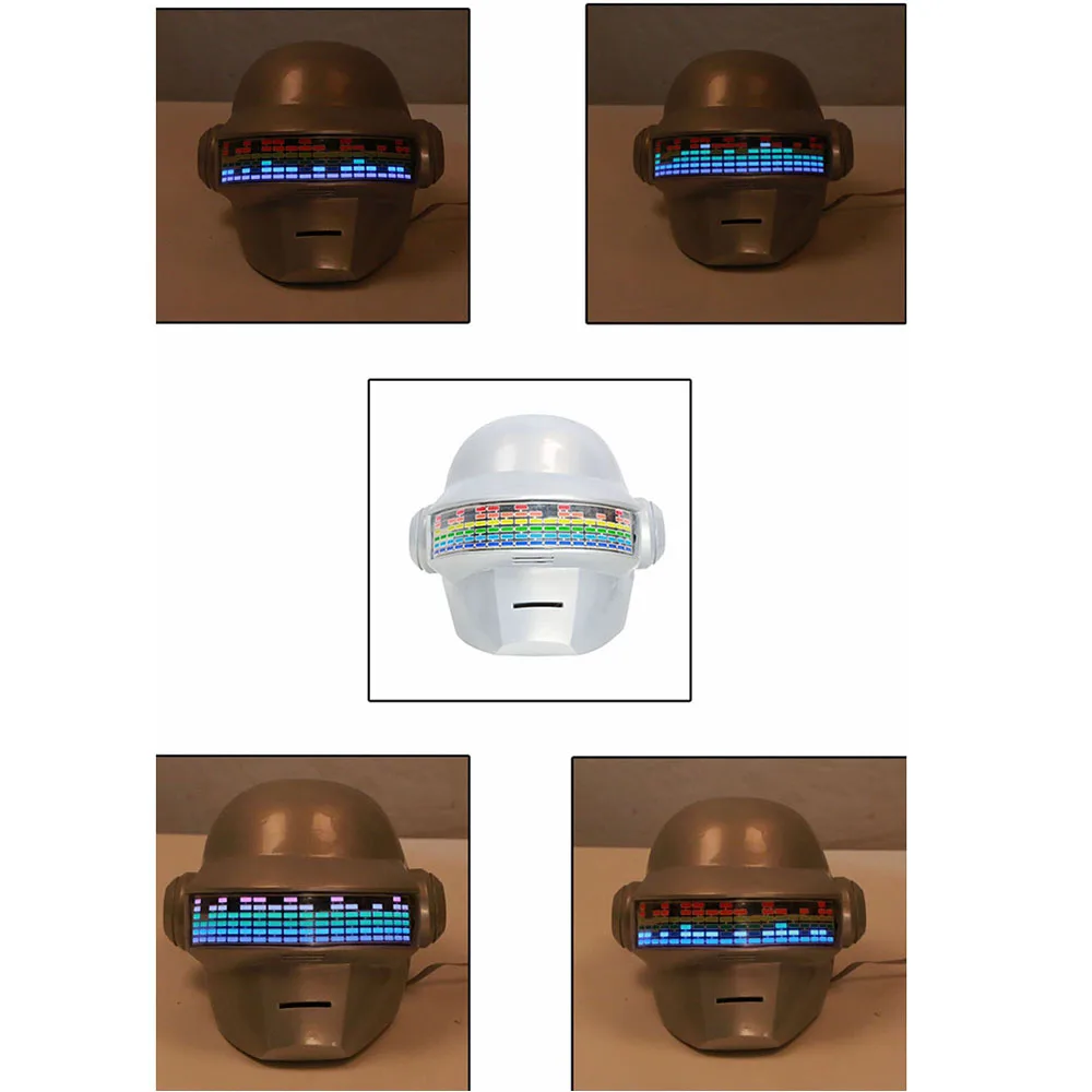 Daft панк Классическая маска для шлема с дистанционным голосовым управлением