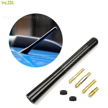 Fibra de carbono antena de rádio curto para vw volkswagen jetta mk4 mk5 mk6 golf 5 6 7 polo para skoda yeti fibai fiat 500 500l