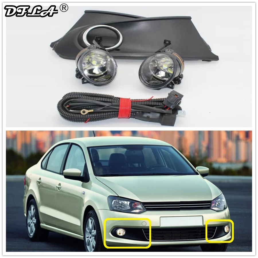 Светодиодный светильник для VW Polo Vento Sedan 2011 2012 2013 2014 2015 2016 светодиодный