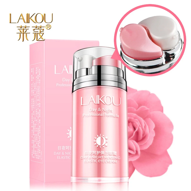

Laikou Day Night Eye Essence Cream Facial Anti- puffiness Dark Circles Anti Wrinkle Moisturizing Firming Lifting Eye Skin care