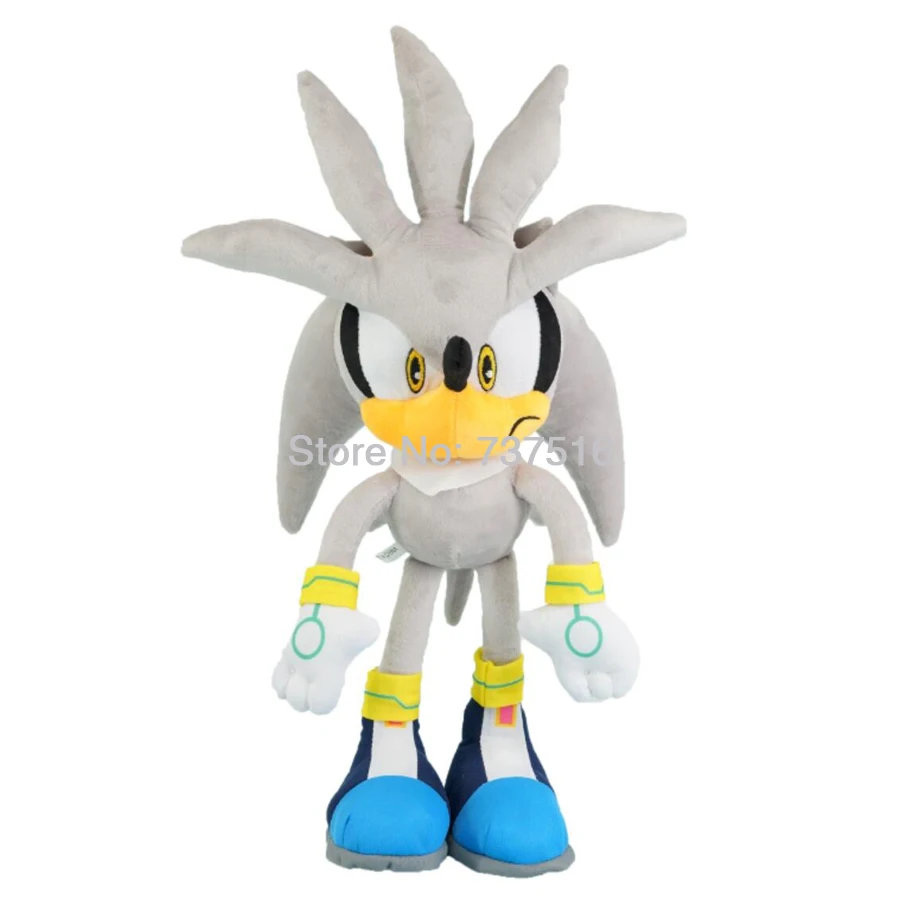 silver the hedgehog plush
