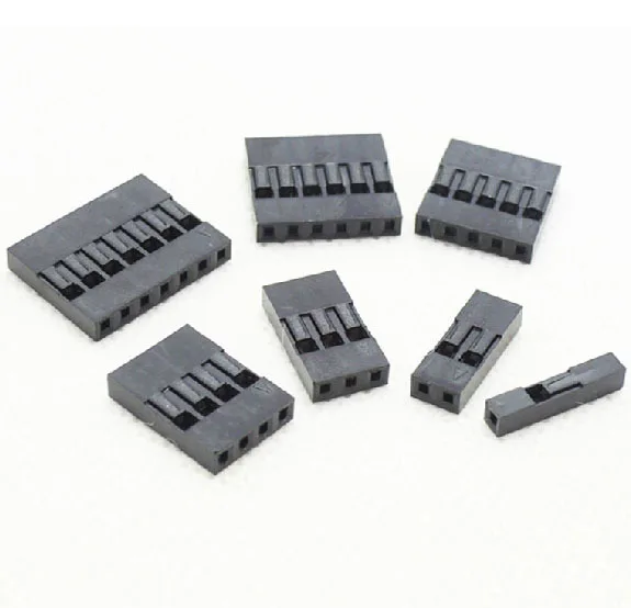 100pcs 1x3 3 Pin 3P Dupont Jumper Wire Cable House Female Pin Connector