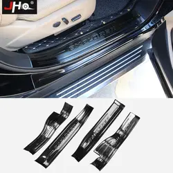 JHO стальная пластина порога для Ford Explorer 2011-2018 12 13 14 15 16 17 шаг Scuff Защита от царапин защитная крышка автомобильные аксессуары