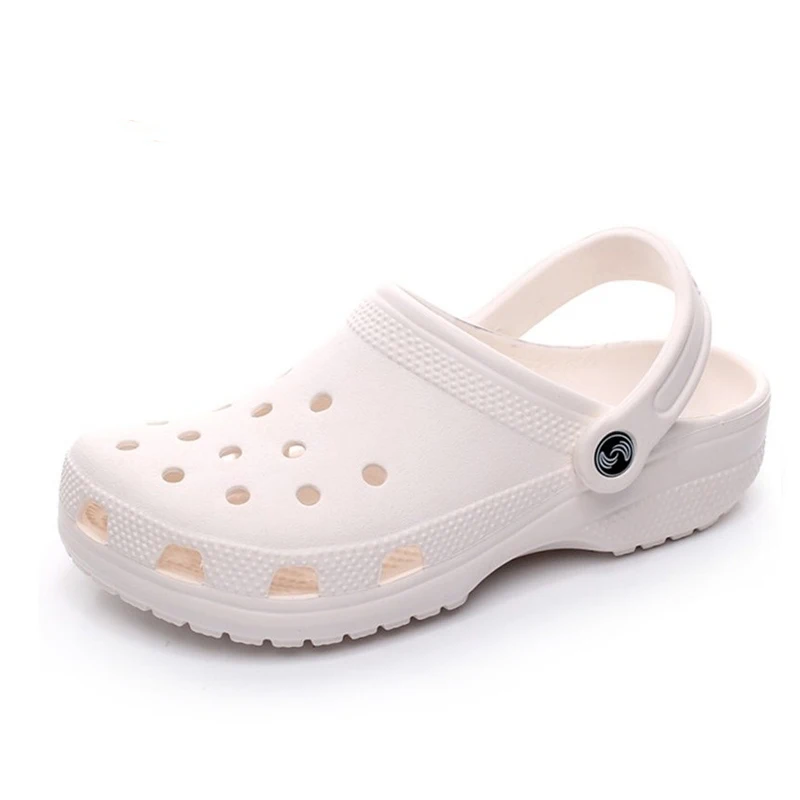 Men Sandals Slippers Shoes Beach Croc 2019 New Dropshipping beach Sandals Casual Flat Slip On Flip Flops Men Hollow Shoes